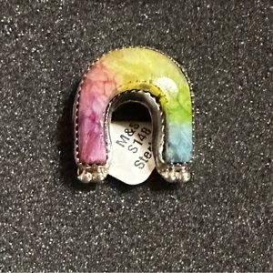M&S Rainbow quartz rainbow ring